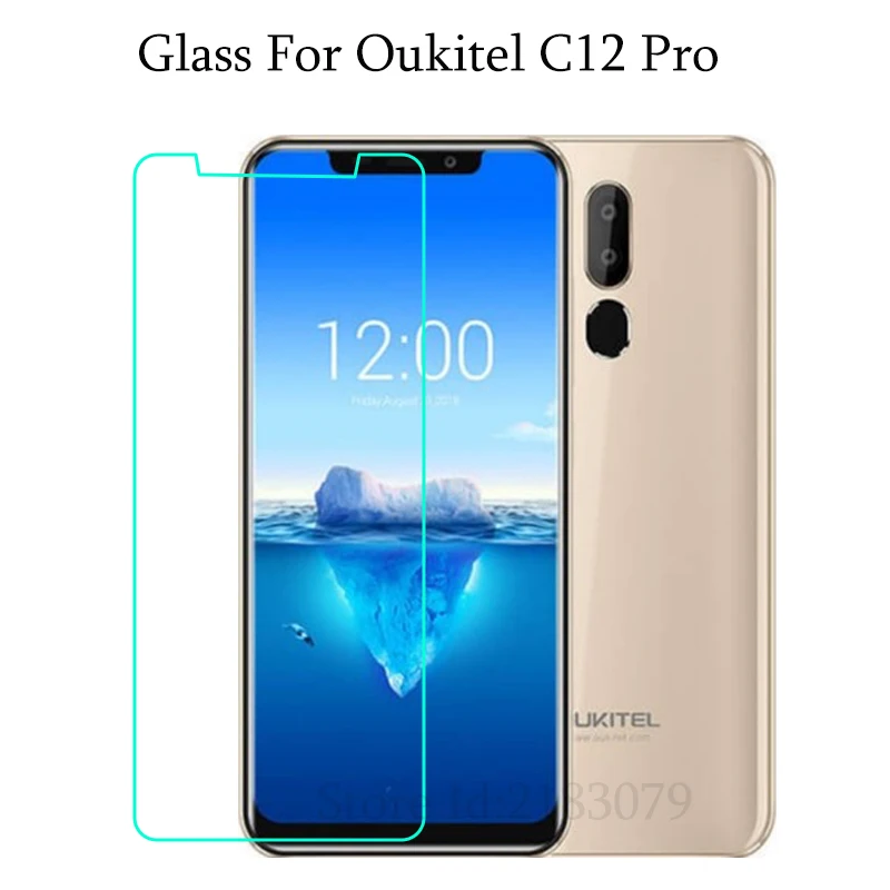 

2PCS Tempered Glass For Oukitel C12 Pro Protective Film 9H Explosion-proof LCD Screen Protector For Oukitel C12 Pro 6.18 Inch