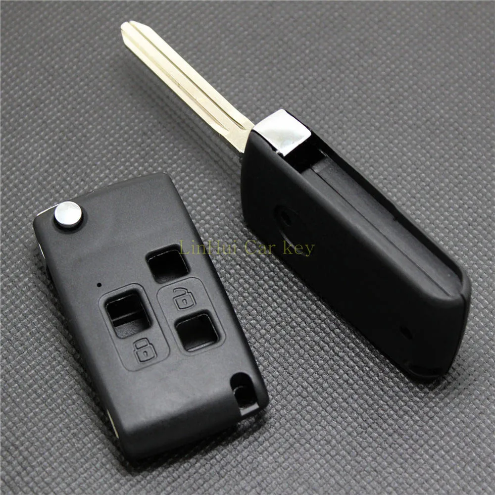 Ключ-оболочка для модифицированного пульта дистанционного управления PINECONE для GREAT WALL FLORID CROSS HAVAL M4 HOVER 3 кнопки необработанный латунный лезвие 1 шт.