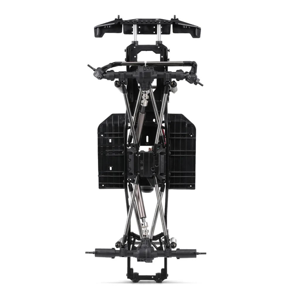 Детали модели 1/10 CNC RC Rock Crawler truck carbon fiber frame 313 мм для AXIAL SCX10 4WD full metal L0625 | Игрушки и