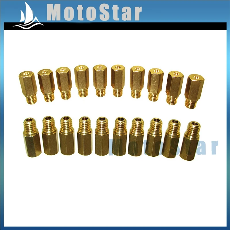 Carb Main Jet #105 108/110 112 115 118 120 122 125 128 130 132 135 138 140 142 145 148 150 152 для Keihin 99101-357 PWK PE OKO |