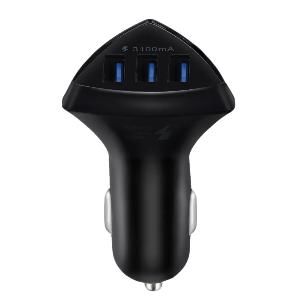 Тройной 3 портовый USB 0 Автомобильное зарядное устройство 5 В/3 1 а быстрый адаптер