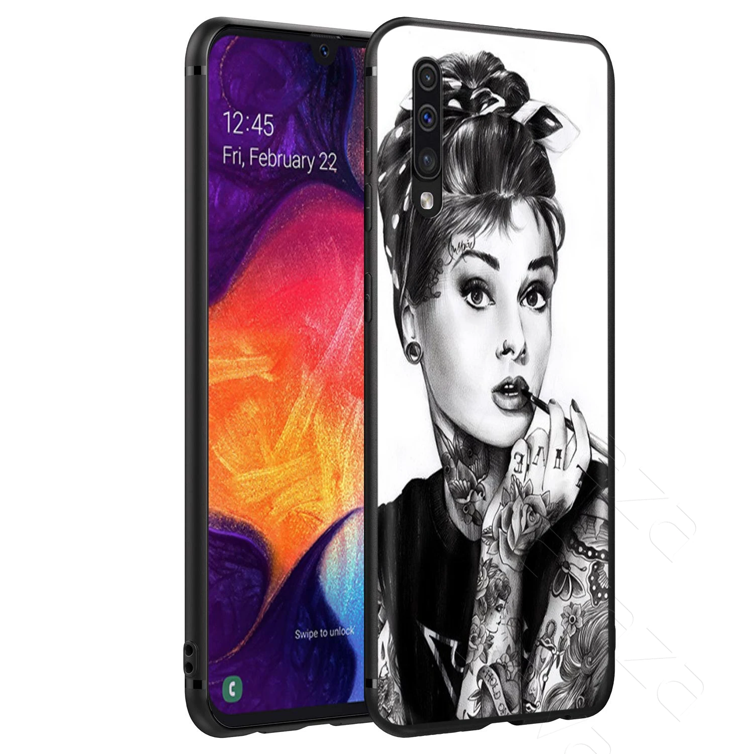Чехол для Samsung Galaxy S6 lwaza Одри Хепберн Мэрилин Монро S7 Edge J6 S8 S9 S10 Plus A3 A5 A6 A7 A8 A9 Note 8 9 |