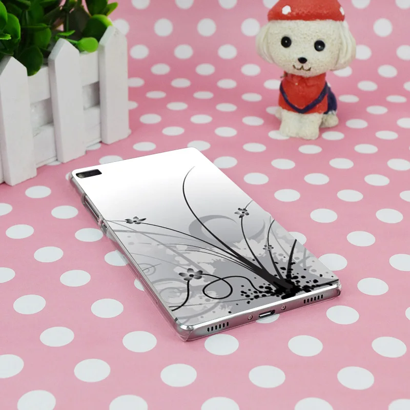 B1145 ETUI гель бабочка цветок Прозрачный Жесткий Тонкий чехол кожного покрова для