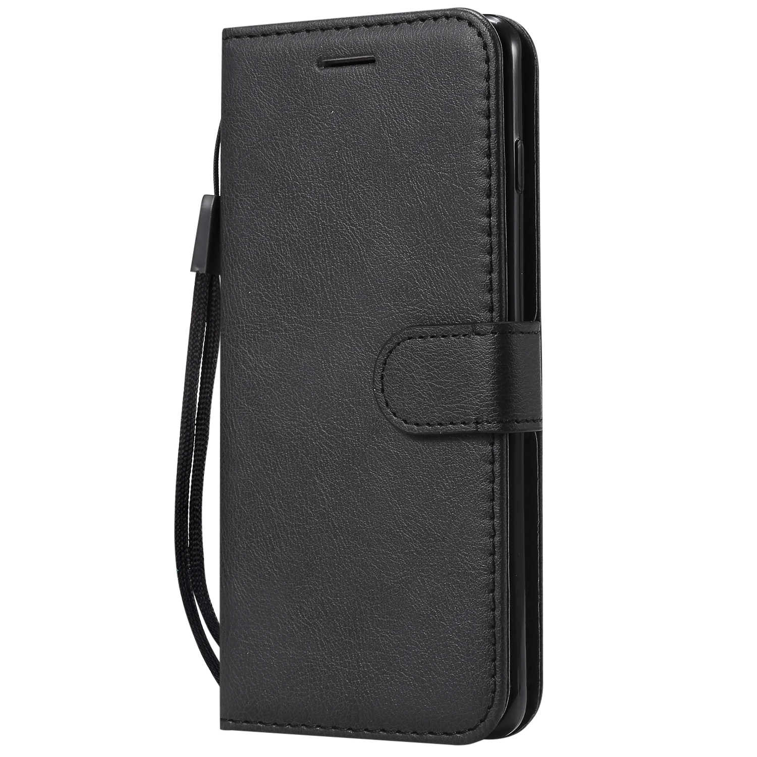 Черный Кожаный чехол-книжка для Fundas Xiaomi mi Play чехол для mi Play Coque xiomi Xiaomi mi Play Классический чехол-кошелек сумка для мобильного телефона - Цвет: Черный