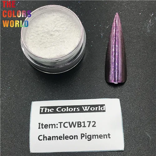 TCWB172 10g TCT-324 пудра Хамелеон Chrome Magic Порошковые блестки для ногтей художественное оформление ногтей тени Aurola блеск хны макияж фестиваль - Цвет: TCWB172 10g