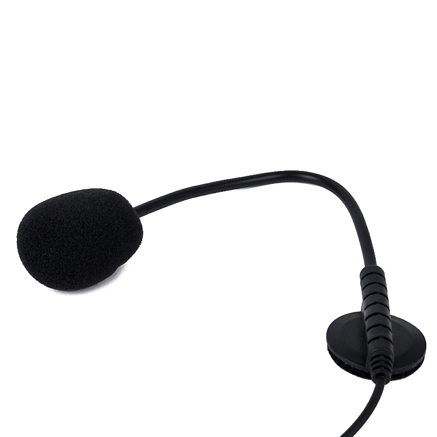 For Kenwood For Baofeng Retevis Motorcycle Helmet 2Pin Finger PTT Headset Walkie Talkie Microphone For TYT Two Way Radio Headset
