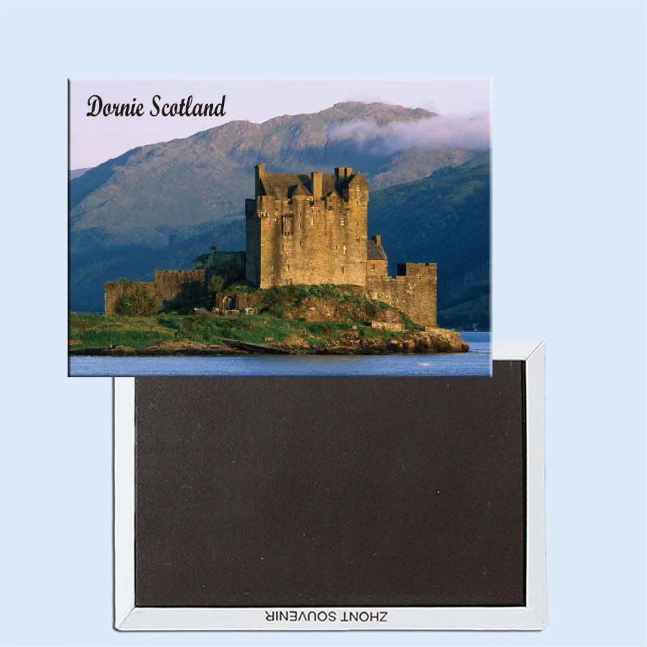 Eilean Donan замок недалеко от дорни Шотландия магнитные наклейки на холодильник