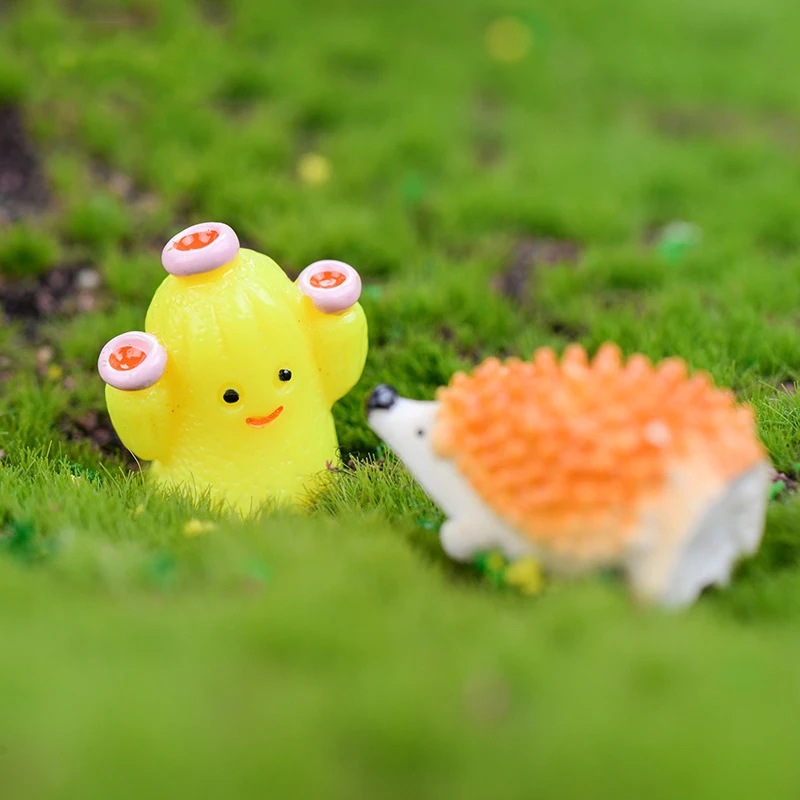 Микро ландшафт Каваий кактус Фея Сад миниатюры горшок для Растений Декор бонсай