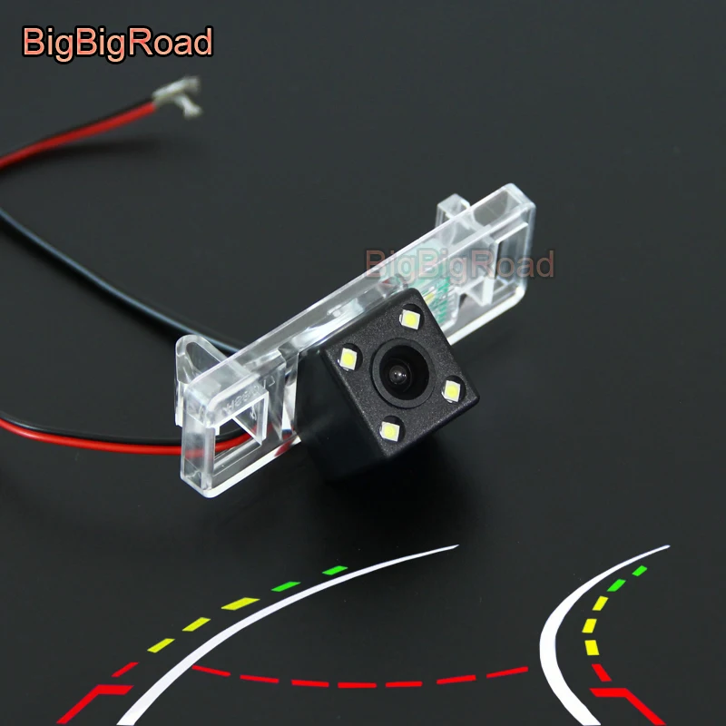 BigBigRoad Car Intelligent Dynamic Trajectory Tracks Rear View Camera For Nissan Pathfinder R51 Hatchback / Note Tone 2003-2013 |