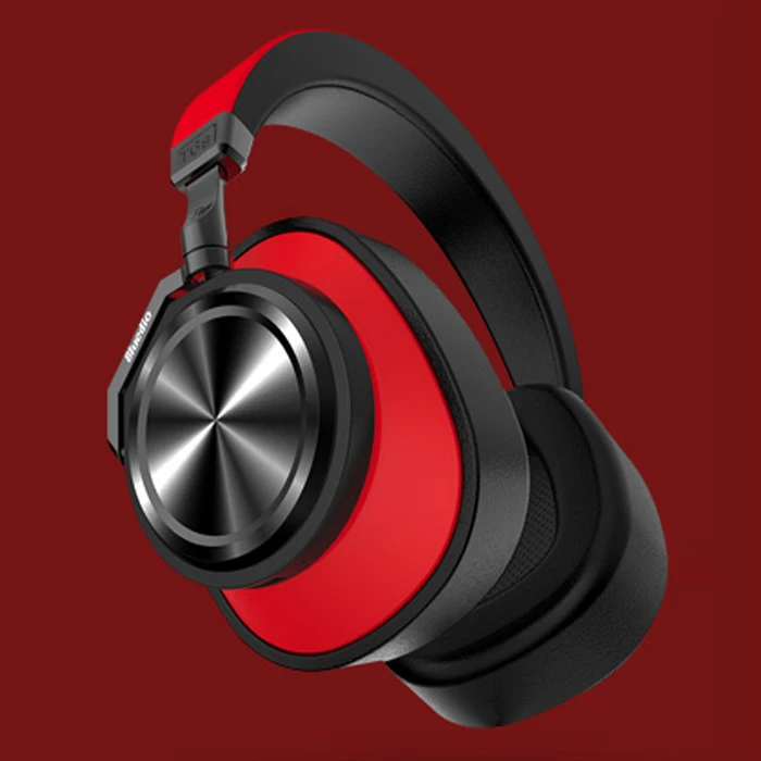T6s Беспроводной Bluetooth наушники глубокий активный Шум шумоподавления стерео музыкальные наушники гарнитура наушники для телефона аурикулярный с микрофоном - Цвет: red