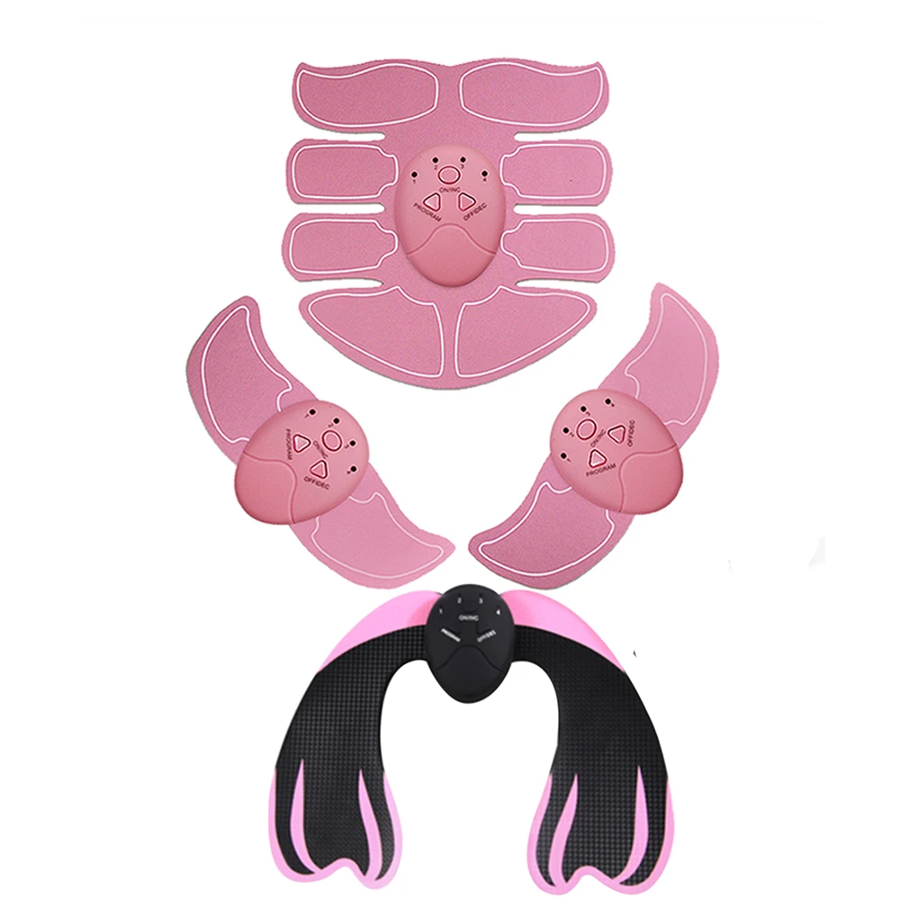 Whole Set B 1 Набор, дропшиппинг, ABS, фитнес, ягодицы, ягодицы, подтяжка, EMS тренажер для бедер, стимулятор мышц, тренажер для похудения, массажер, релаксация организма, тонкий - Цвет: Whole Set B