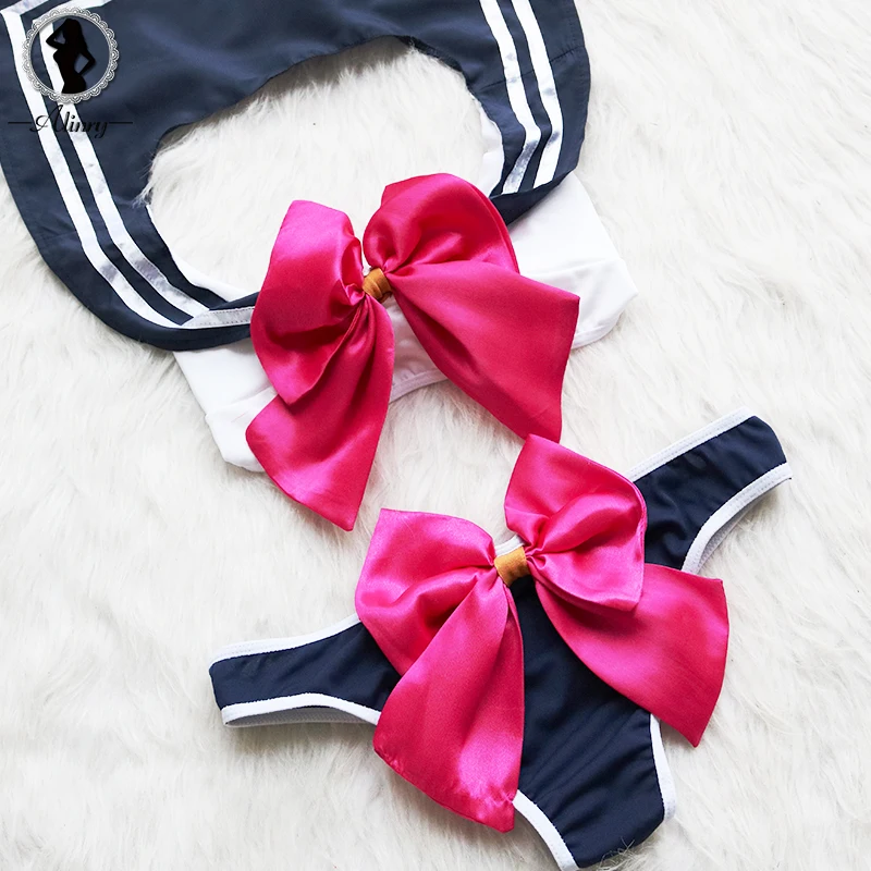 2017 НОВЫЕ сексуальное женское белье Красный синий школьная форма косплей