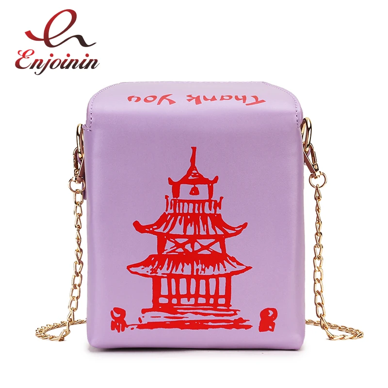 Уникальный Стиль дизайнерская сумка из искусственной кожи с принтом башни на