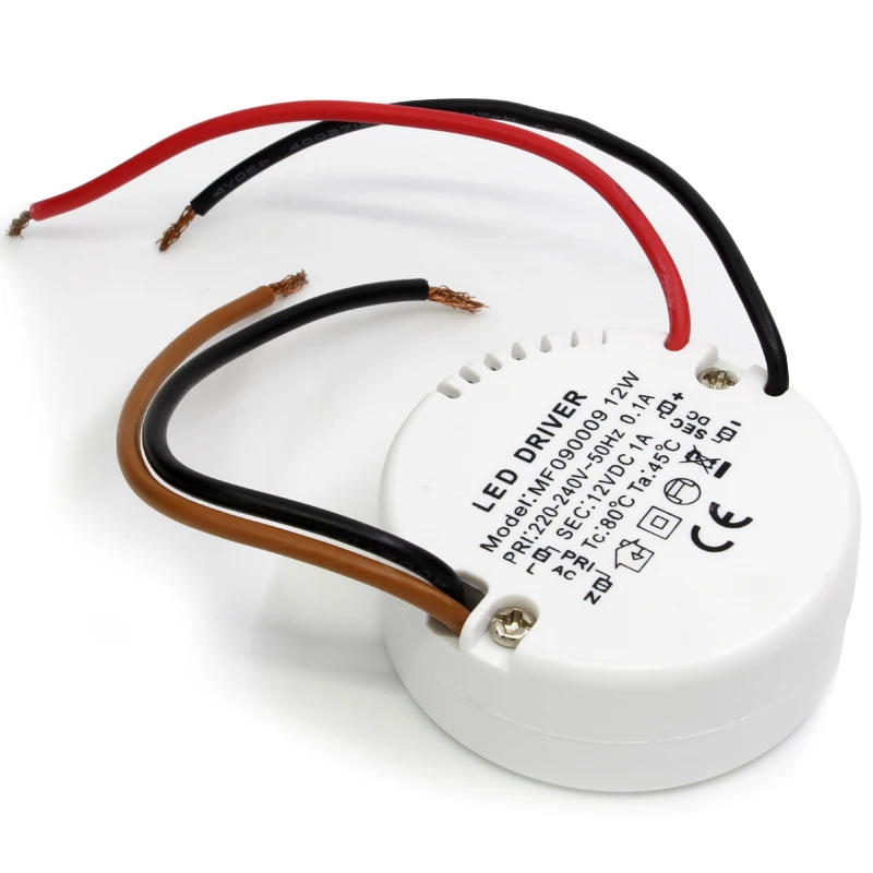 12 Вт DC12V 1A трансформаторы качества постоянное напряжение светодиодный драйвер