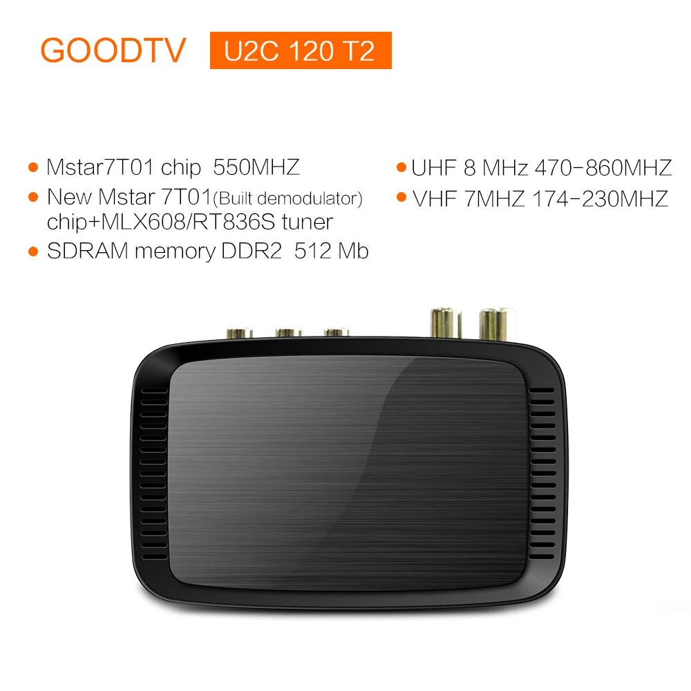 телевизор DVB T2 Tv Box HD Цифровой U2C Телеприставки с USB & Интерфейс HDMI ТВ Приемник