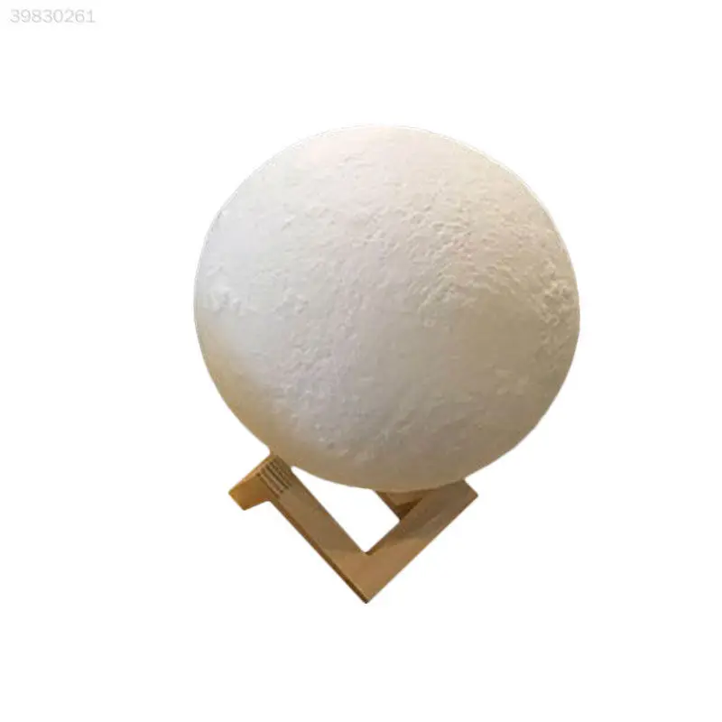3d Moon лампа Usb Led Pla ночник теплый Touch Сенсор Цвет изменение 10 см лампы освещения