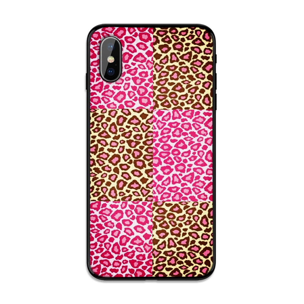 Мягкий чехол из ТПУ с леопардовым принтом для Apple iPhone 6 6S 7 8 Plus 5 5S SE X XS MAX XR