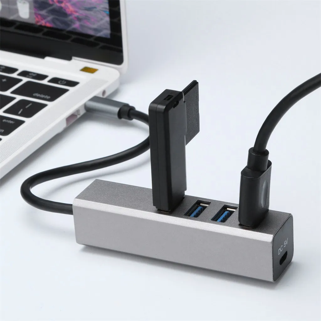 CARPRIE usb хаб 3 0 USB C Hub 4 порт s и Type Super Speed с Micro для Mac OS X #4 2|USB-хабы| |