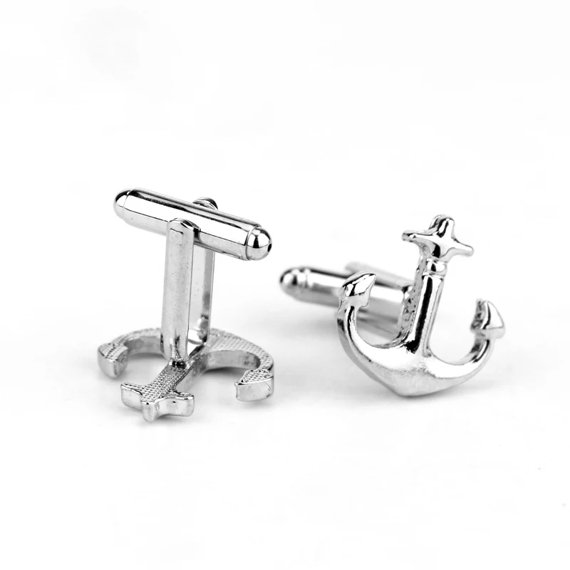 MOCHUN Fashion Jewelry Spirate Ship Silver Color Bow Arrow Cuff Link Metal Men's Pins Wedding Gift-40 | Украшения и