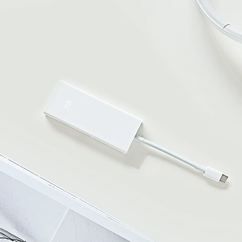 Оригинальный Многофункциональный адаптер Xiaomi USB C Mini DisplayPort 4K HD Smart Charge для Macbook Mi