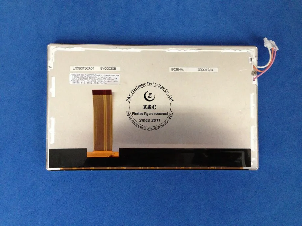 LQ080T5GA01 LQ080T5GC01 оригинальный A + класс 8 &quotЖК дисплей для TOYOTA Highlander GPS навигационная
