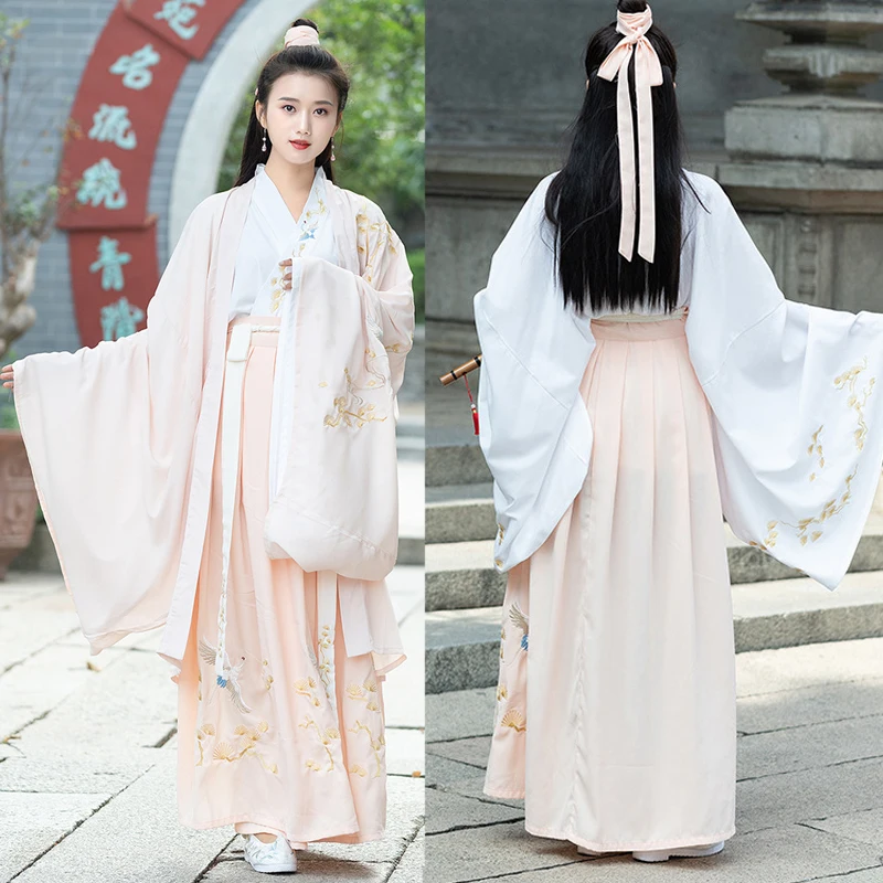 Женский и мужской костюм Hanfu для сценического танца традиционный китайский