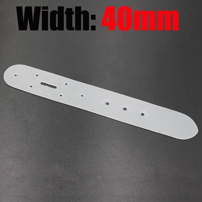 40mm Width 5 размеров, полупрозрачный пластиковый кожаный дырокол, шаблон позиционирования, ремень, дырокол, узор, сделай сам, кожевенные принадлежности, инструмент - Цвет: 40mm Width