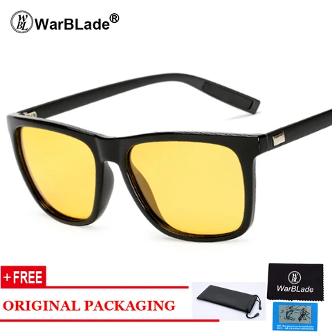 Солнцезащитные очки с желтыми линзами для мужчин и женщин, антибликовые Поляризационные солнечные очки с функцией ночного видения для вождения автомобиля, 2020