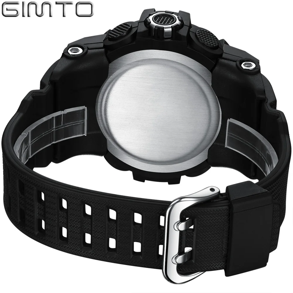 Gimto спортивные часы Мужчины напольный интеллектуальные Шагомер Bluetooth Relogio masculino
