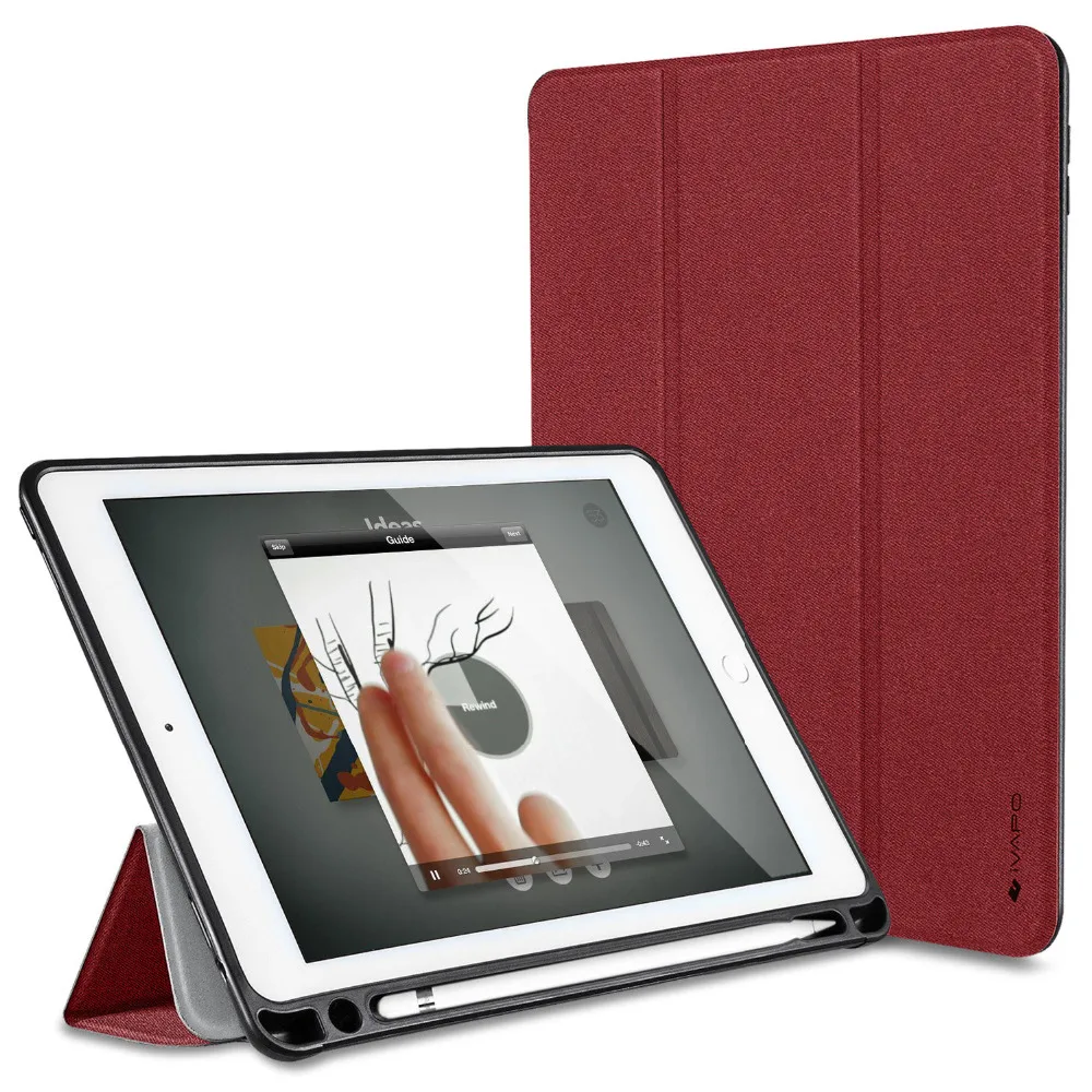 IVAPO для Apple iPad Pro 9 7 чехол из искусственной кожи Ultra Slim Смарт откидная крышка с