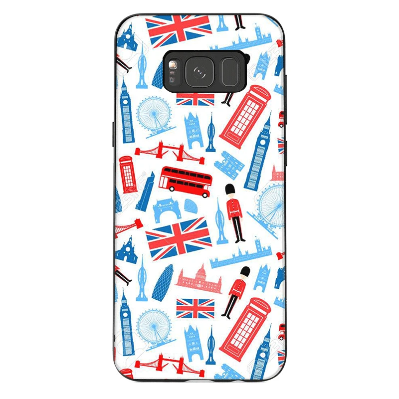 Desxz TPU силиконовый чехол для телефона с принтом «londonbus для samsung GALAXY J6 A3 A5 A30 A10 A40 A50 A70 A7 A8 A9 A6 плюс Защитная крышка