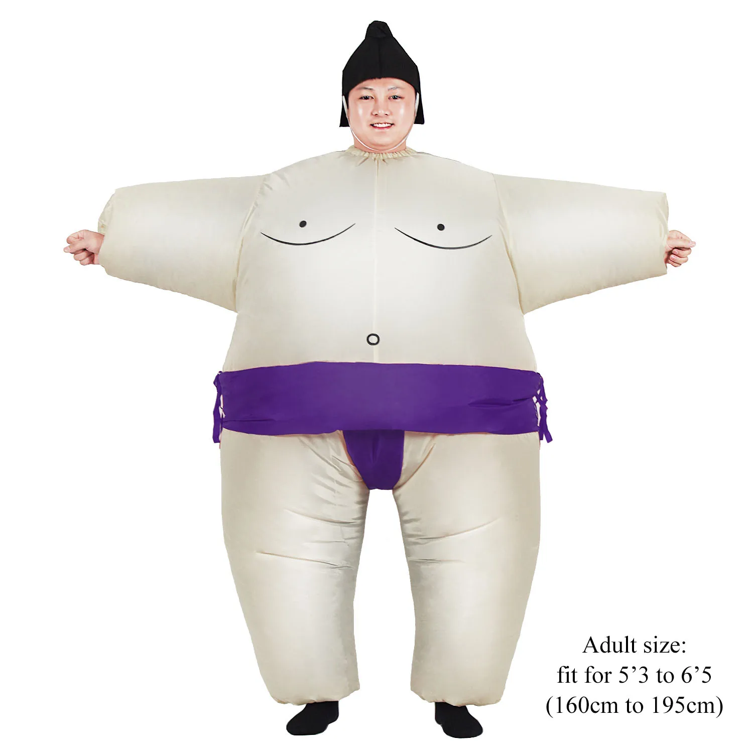 Adult Purple Взрослый надувной костюм сумо костюмы на Хэллоуин для Для женщин надувные борца сумо костюм "Веер" работает костюм сумо для Для мужчин - Цвет: Adult Purple