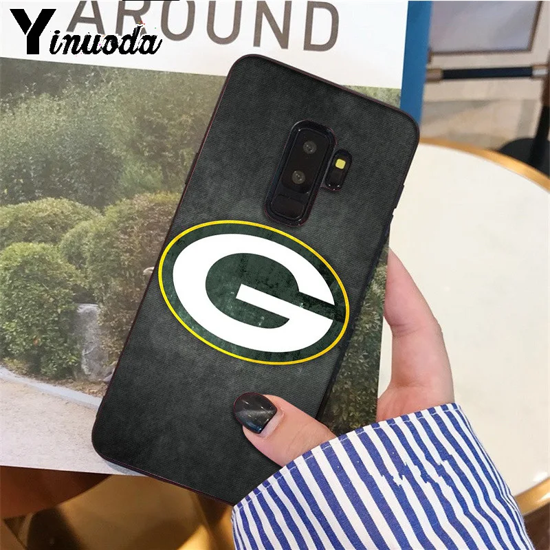 Yinuoda Green Bay Packers ТПУ Мягкая телефон аксессуары чехол для телефона для samsung S9 S9 плюс S5 S6 S6edge S6plus S7 S7edge S8 S8plus