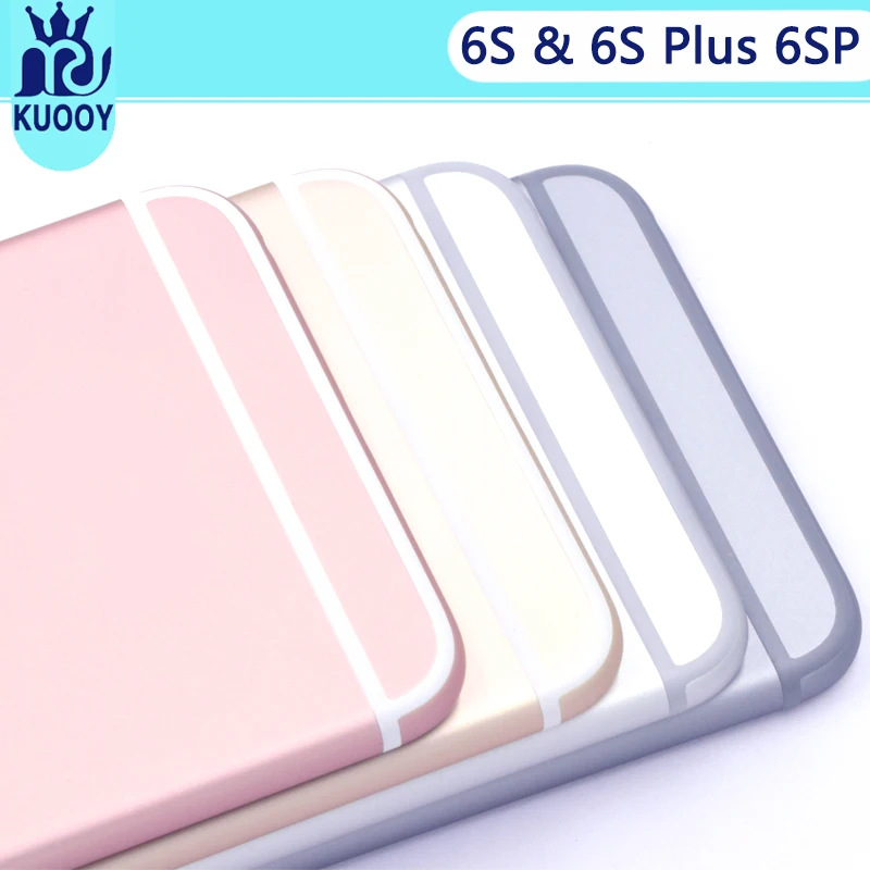 10 шт. полный корпус для iPhone 6 S 6plus 6SP крышка батареи задняя дверь промежуточный