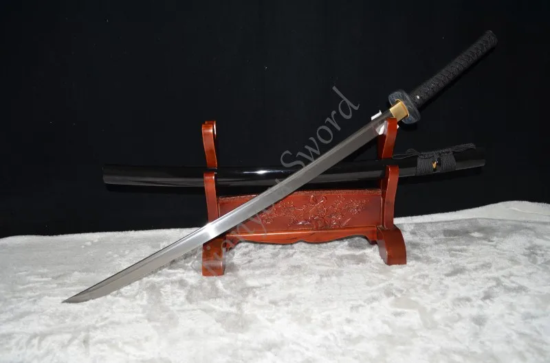 

Japanese Samurai Functional KATANA Traditional Hand Forged Sword DAMASCUS Full Tang Folded Steel Quenching Oil Blade Very Sharp