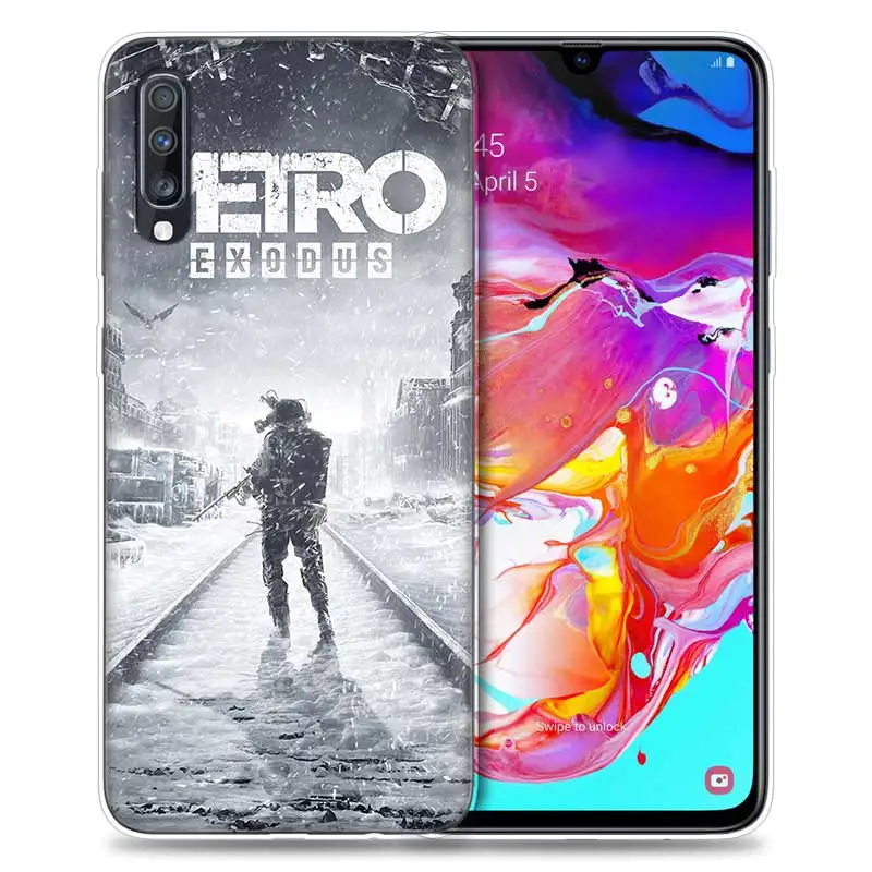Метро 2033 чехол для samsung Galaxy A50 A70 A80 A60 A40 A30 A20 A10 M40 M30 M20 M10 A6 A8 плюс чехол для телефона из ТПУ с отделением для карт