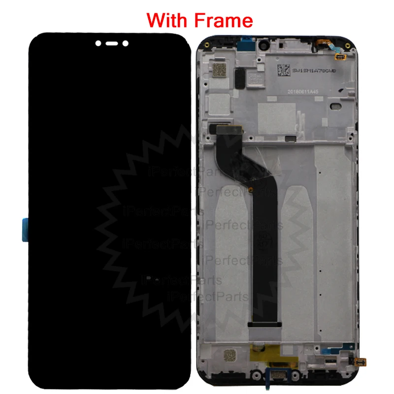 5.84&quot For Xiaomi redmi 6 pro LCD Display With Frame Touch Panel Screen Digitizer Assembly note 6pro | Мобильные телефоны и