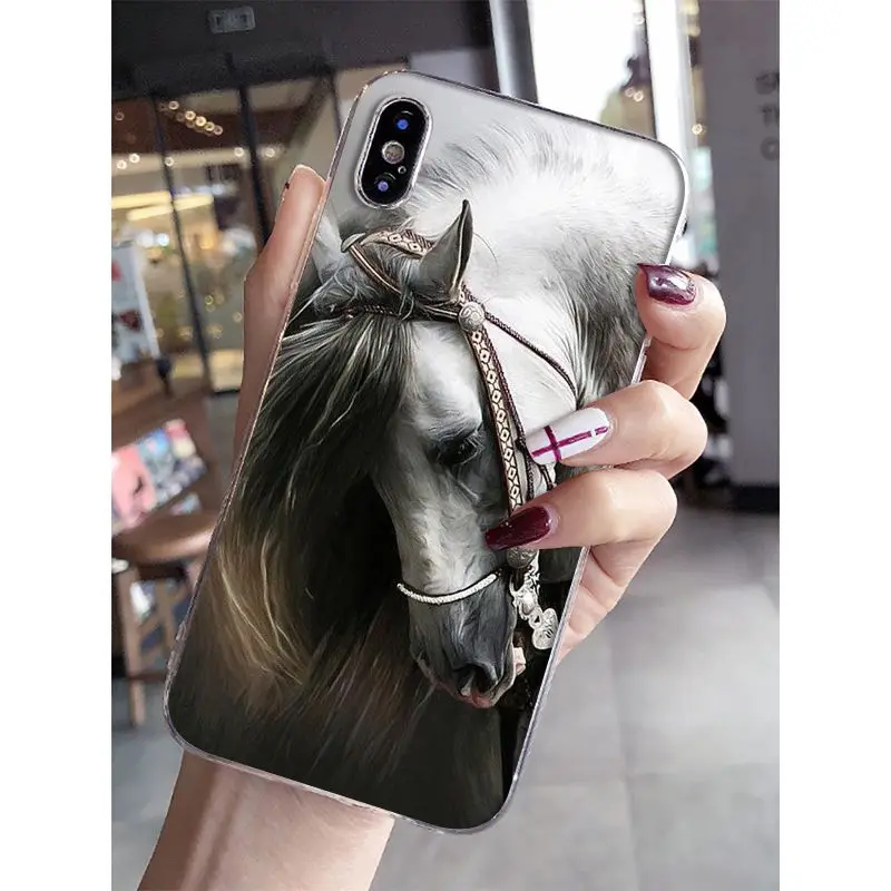 Babaite Frederik The Great beauty horse DIY роскошный высококачественный протектор чехол для iPhone 6 S 6 plus 7 7 plus 8 8 Plus X Xs MAX 5 5S XR