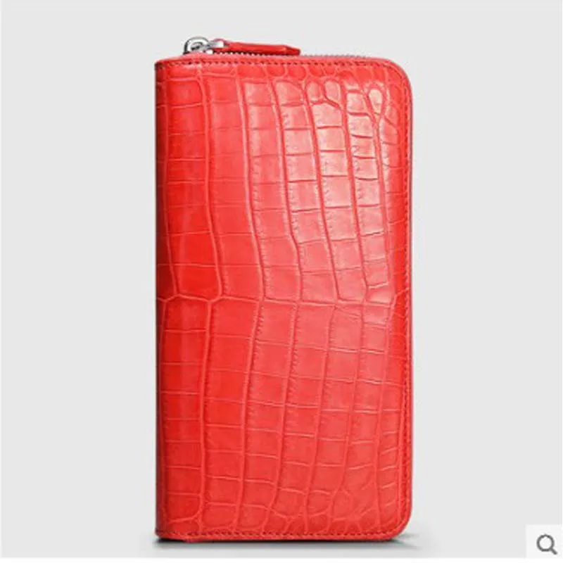 

Cestbeau import Nile crocodile wallet crocodile belly hand bag for ladies advanced area production multi - card