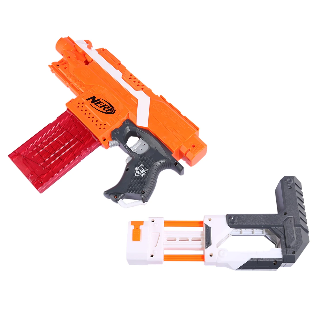 Модифицированный хвостовик типа инкрустация ABS для серии Nerf N strike Elite оранжевый +