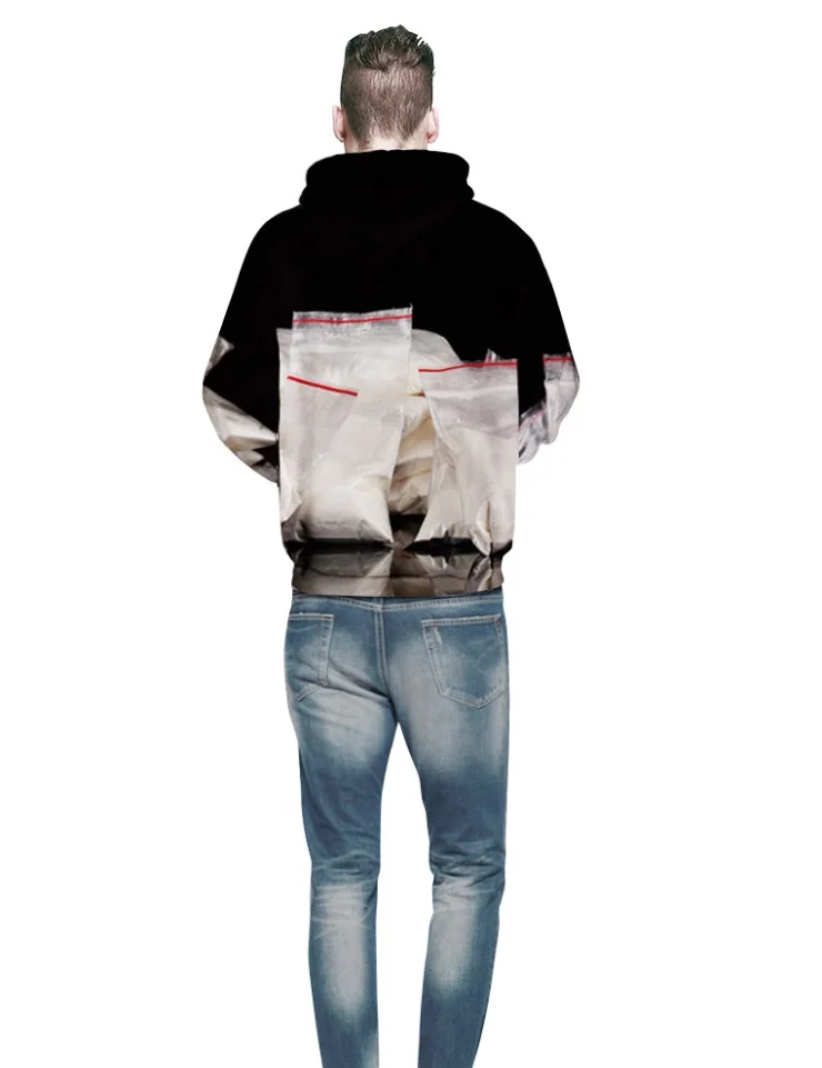 Шляпа толстовки Для мужчин/wo мужчин Повседневное Топы Кофты 3D любителей печати с