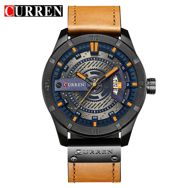 Relogio Masculino мужские военные спортивные кварцевые часы Curren Брендовые Роскошные