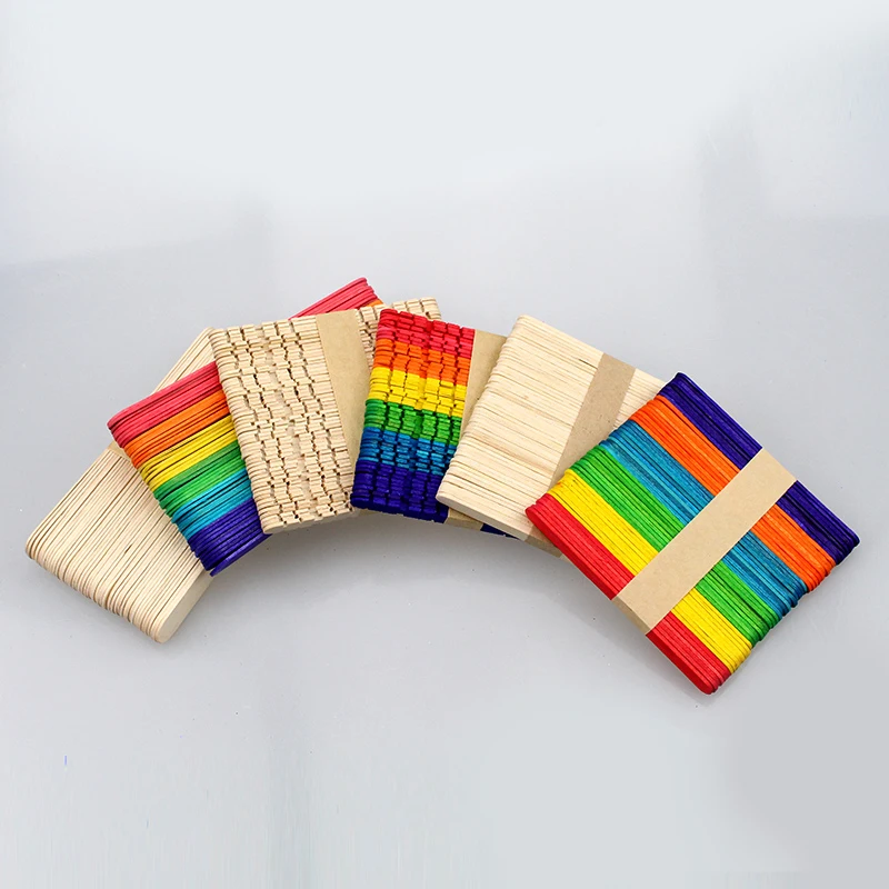 

Разноцветная палочка для мороженого, палочки для фруктового льда, деревянные палочки, деревянные чипсы, обучающие игрушки для детей, матери...