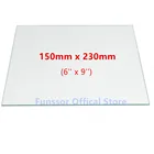 Пластина из боросиликатного стекла, плоская, 6x9 дюймов (150x230 мм) для 3D-принтера
