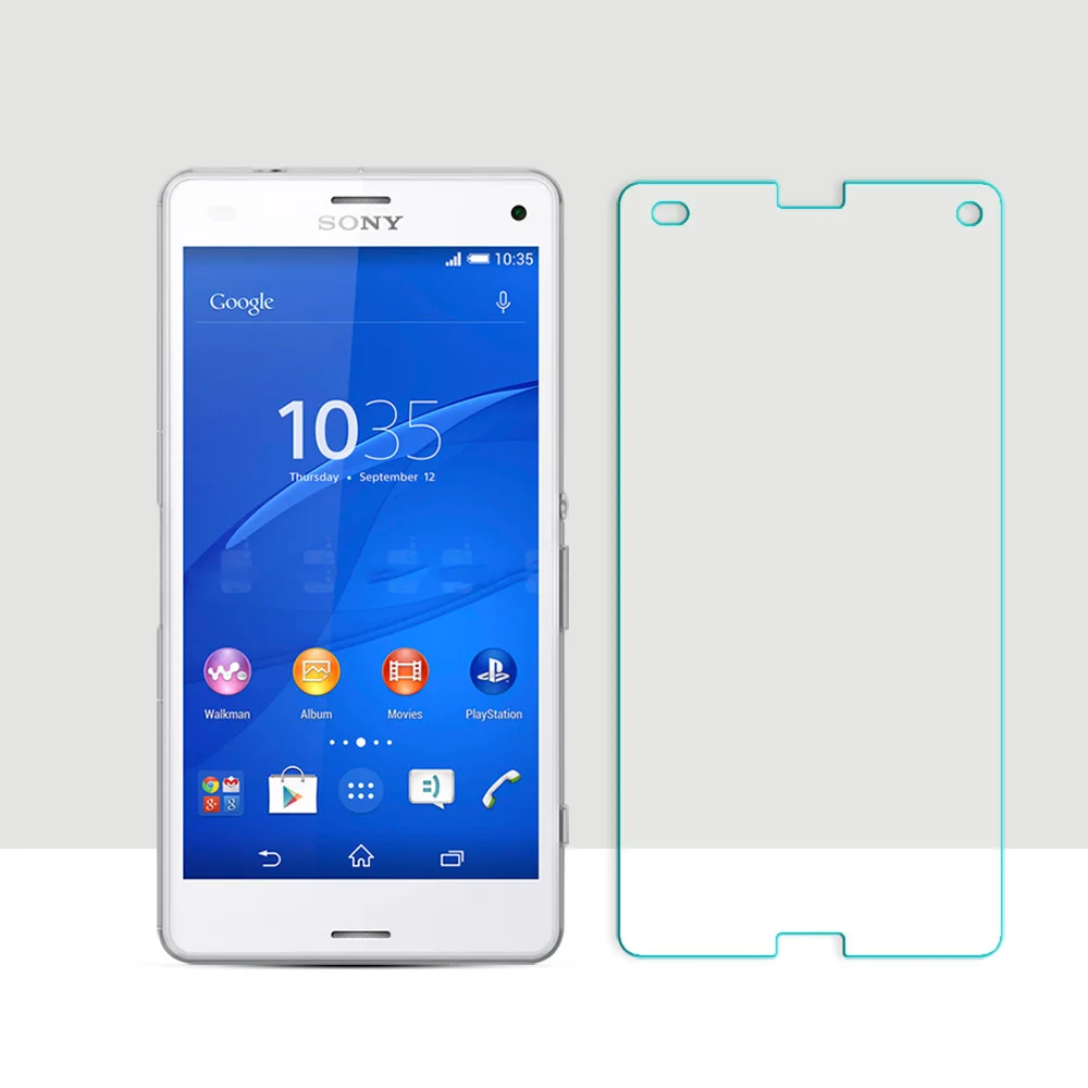 2.5D изогнутый край экрана для Sony Xperia Z3 Compact D5803 D5833 закаленное стекло Mini защита