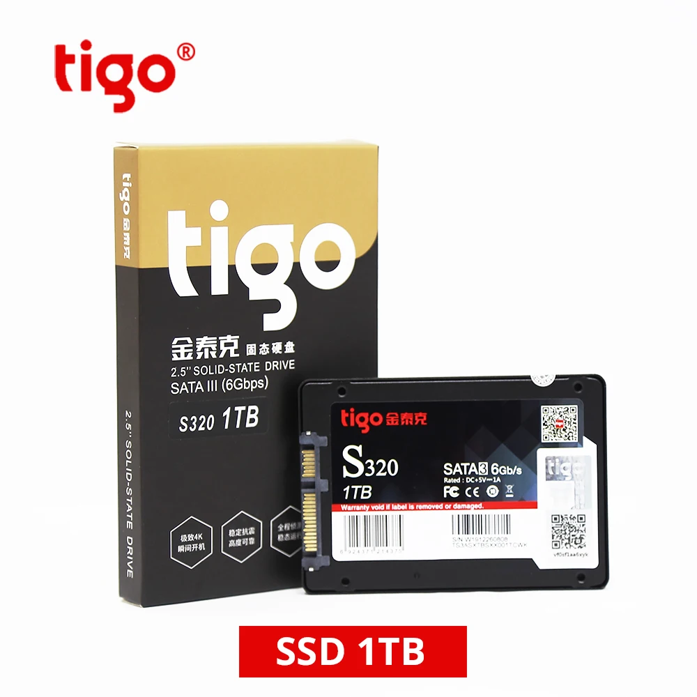 Tigo SSD 1 ТБ HDD 2 5 дюймов SATA 1024 Гб большой емкости Внутренний твердотельный