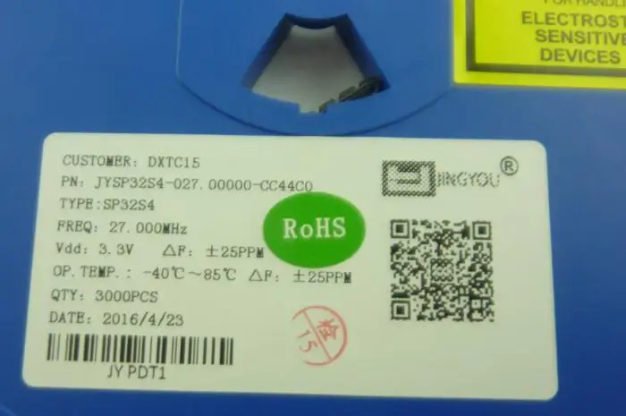 10 шт. SMD 3225 активный кварцевый генератор ОГО 27 МГц M 3 2*2 5 V 25PPM высокого частоты |