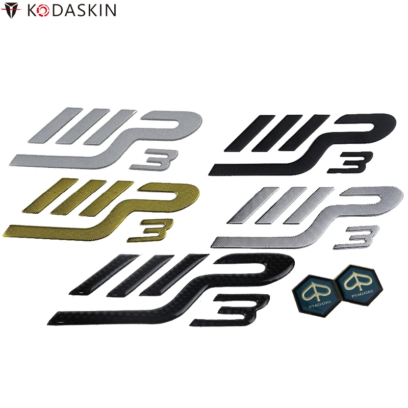 Логотип KODASKIN 3D логотипы наклейки для мотоцикла PIAGGIO MP3 скутера|moto decals|scooter stickers