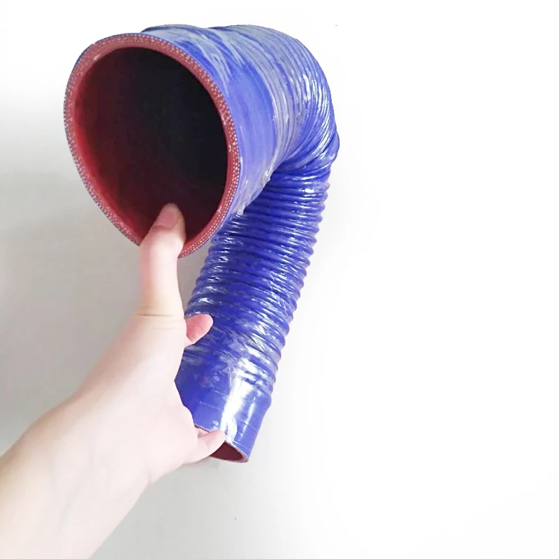 ID:80 мм Замена Авто изгиб силиконовый шланг резиновый стальной трубный |
