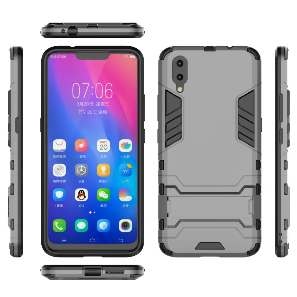 Броня серии подходит для естественных X23 Kickstand Case современный Slim Fit чехол телефона